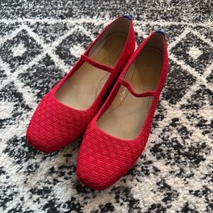 Rothy’s The Max Square Basketweave Mary Jane Ballet Flat
